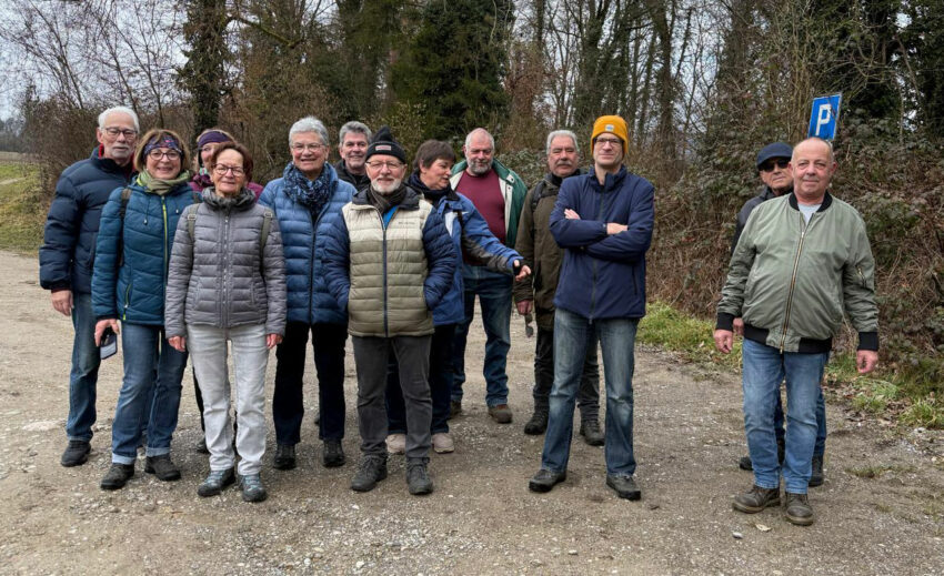 Wandergruppe nach BadZurzach